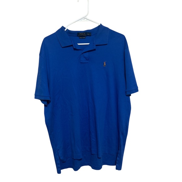 Lot of 2 Polo Ralph Lauren XL White Big Pony Tee Blue Pima Soft Touch Polo - Picture 3 of 12
